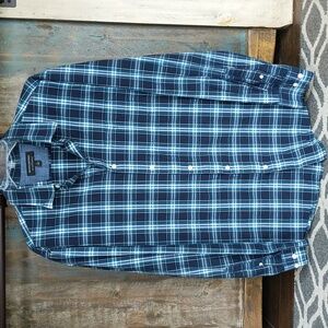 Banana Republic Soft Wash Standard Fit Plaid Button Down Shirt - Large